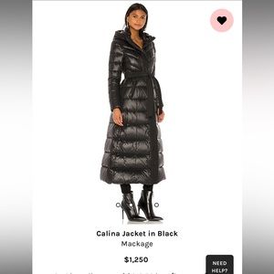 Mackage
Calina Lustrous Water Repellent Down Coat